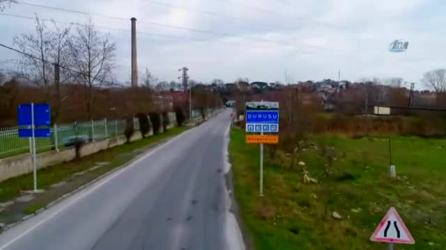 Kanal İstanbul güzergahındaki o köy havadan görüntülendi