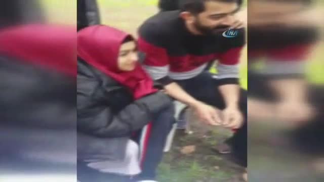 İş adamından geriye bu görüntüler kaldı