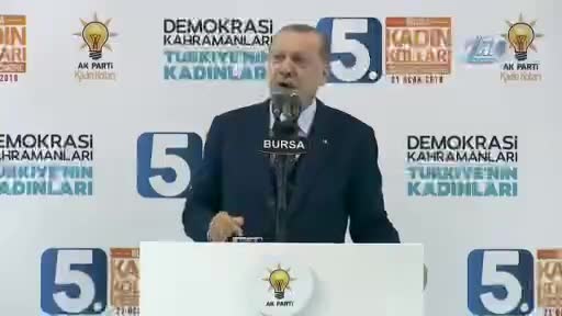 Cumhurbaşkanı Erdoğan Bursa İl Kadın Kolları Kongresi'nde konuştu - 3