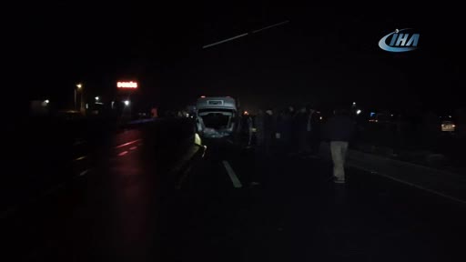 Gizli buzlanma kaza getirdi! Bursa plakalı araç...
