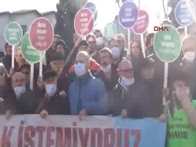 Zehir soluyan Bursalılardan maskeli termik santral tepkisi!