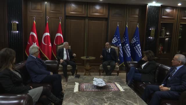 Bursa'da Aktaş, Başkan Bozbey'i ağırladı