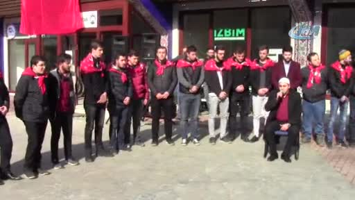 Bursa'da kınalı kuzular birliklerine zeytin dalı ile uğurlandı!