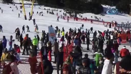 Bursa Uludağ'da sömestr canlılığı