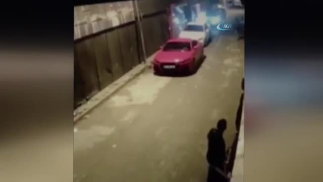 İzmir'deki silahlı çatışma güvenlik kamerasında