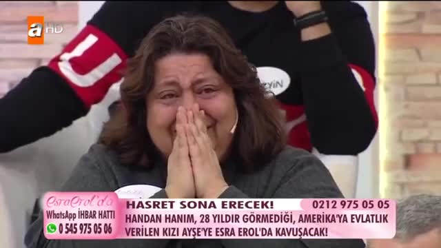 Evlatlık verilen kız gerçek annesini canlı yayında buldu!