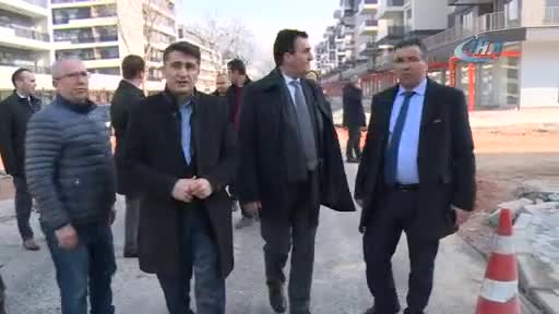 Bursa Soğanlı kentsel dönüşüm projesinde çevre düzenlemeleri sürüyor