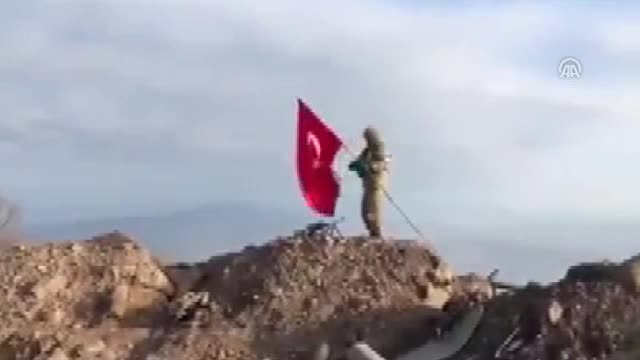 Darmık Dağı'na Türk bayrağı dikildi!