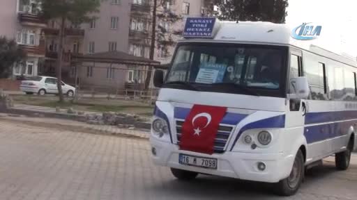Bursa'da minibüsçülerin bir günlük kazancı Mehmetçiğe gidecek