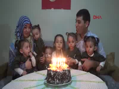 Bursalı beşizlerden doğum günlerinde Afrin'deki Mehmetçik'e destek