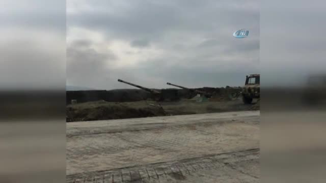 PYD hedefleri ateş destek vasıtalarıyla vuruluyor