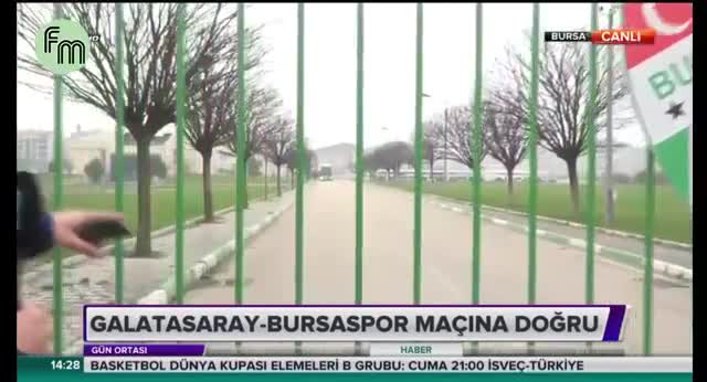 Bursaspor, Galatasaray maçı için İstanbul'a hareket etti