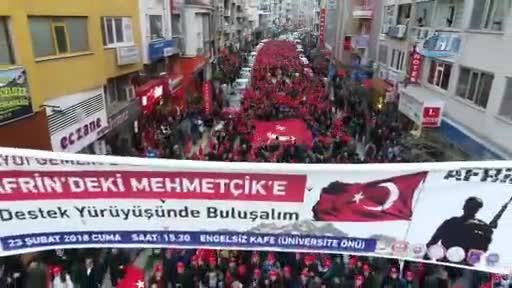 Bursa Gemlik'ten Zeytin Dalı Harek&acirc;tı'na tam destek