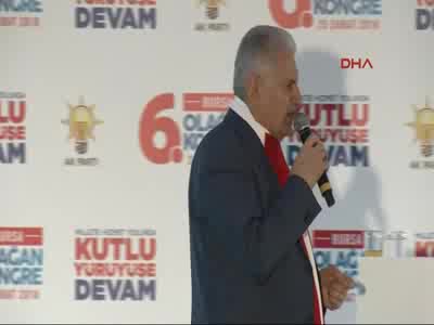 Bursa'da "Bizi Afrin'e götür" sloganları! Başbakan Yıldırım... -2
