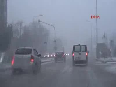 Edirne beyaza büründü