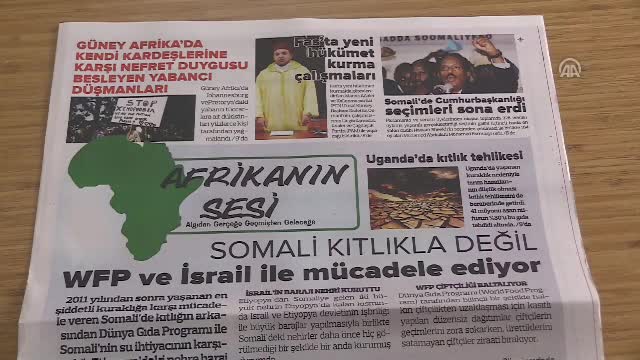 Bursa'da "Afrika'nın Sesi" gazetesiyle ülkelerini anlatıyorlar