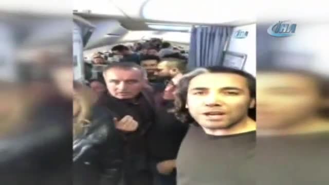 Uçakta panik! Yolcular uçakta sinir krizi geçirdi
