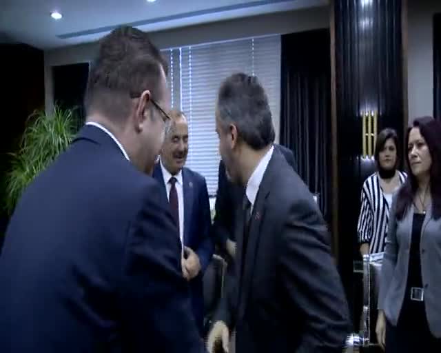 Aktaş ve Türkyılmaz Bursa Büyükşehir Belediyesi'nde bir araya geldi