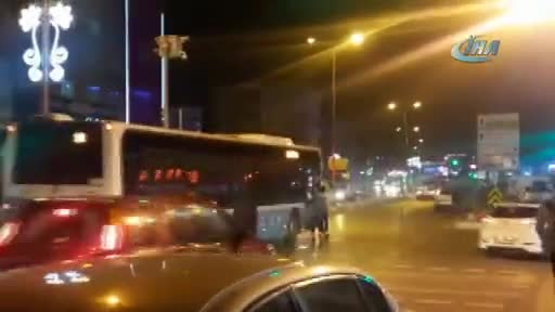 Patenci gencin tehlikeli yolculuğu kamerada