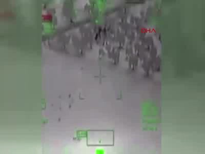 ATAK helikopteri teröristleri böyle vurdu