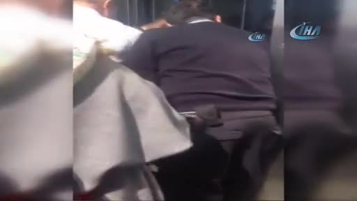 Engelli vatandaş ile İranlı kadın arasında asansör kavgası!