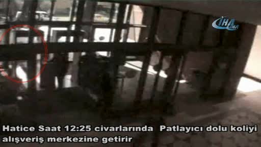 AVM'ye patlayıcıları böyle yerleştirmişler
