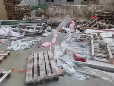 Bursa'da inşaatın 4'üncü katından düşen işçi hastanede öldü