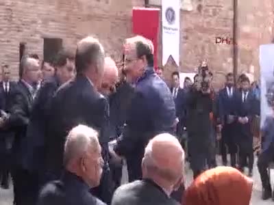 TBMM Başkanı Kahraman ve Başbakan Yardımcısı Çavuşoğlu Bursa'da