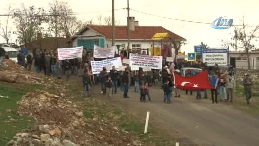 Bursa'da köylü çocuklar zehir solumak istemiyor!