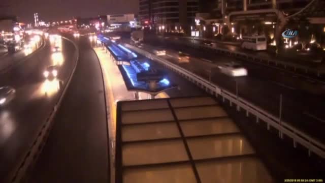 Doğum günü dönüşü feci kaza kamerada