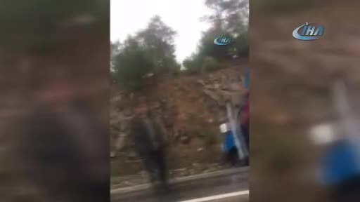 Bursa-Orhaneli yolunda feci kaza! 1 ölü, 2 yaralı