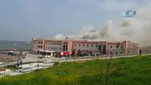 Bursa'da hastanede yangın!