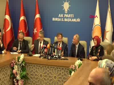 Bursa'da Ak Parti milletvekili adaylarını tanıtıldı