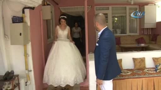 Bursa'da düğünden önce sandığa koştular