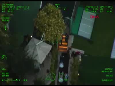 Adnan Oktar'ın villasına yapılan operasyon anı helikopter kamerasında