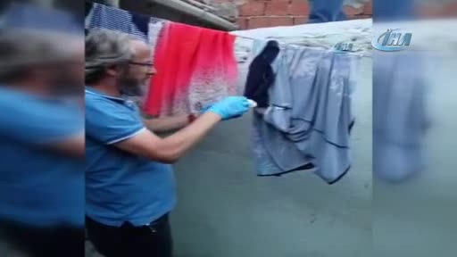 Bursa'da ipteki çamaşırların ceplerine uyuşturucu saklayıp, saksılarda kenevir yetiştirmişler