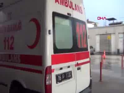 Bursa'da oksijen tüpü patladı! Anne ve kızı yaralandı