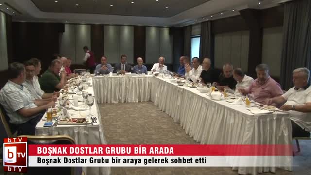 Bursa'da Boşnak dostlar bir arada