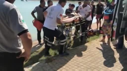 Bursa'da kaçak girdiği gölette boğulma tehlikesi atlatan çocuk yoğun bakımda