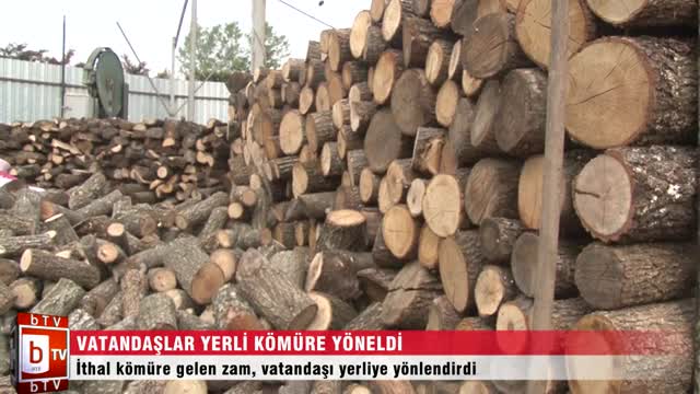 Bursa'da vatandaşlar yerli kömüre yöneldi