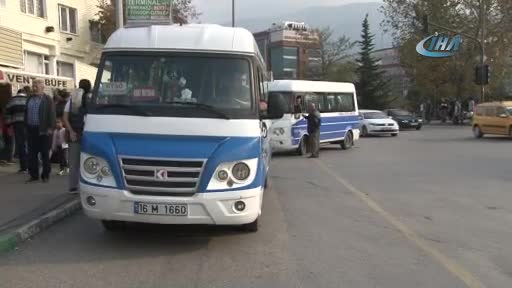 Bursa'da zam yapan minibüslere ceza yağdı