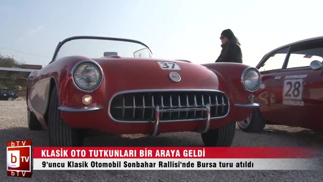 Bursa'da klasik otomobil rüzgarı