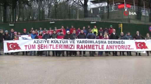 Bursa'da Sarıkamış şehitleri için yürüdüler