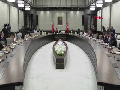 Cumhurbaşkanlığı Külliyesi'nde 23 Nisan töreni düzenlendi