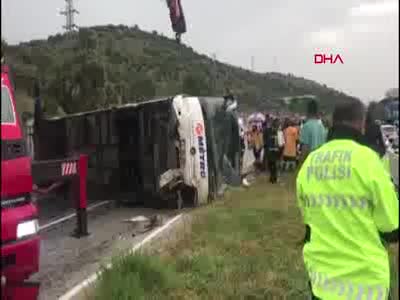 Mugla Da Yolcu Otobusu Devrildi 2 Olu 42 Yarali Guncel Haberler Bursadabugun Com