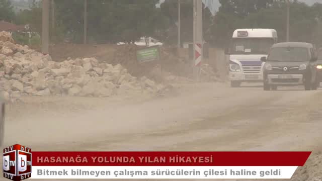 Bursa Hasanağa'daki yol çilesi bitiyor (ÖZEL HABER)