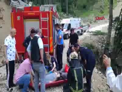 Bursa'da şelaleden uçuruma yuvarlanan eski kaymakam ölümden döndü