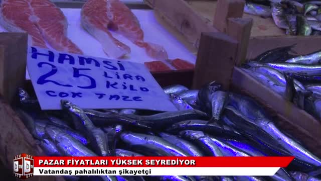 Bursa'daki balık tezgahlarında son durum... (ÖZEL HABER)