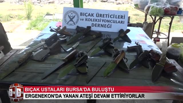 Bıçak ustaları Bursa'da buluştu! (ÖZEL HABER)