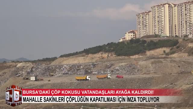 Bursa'daki çöp kokusu vatandaşları ayağa kaldırdı! (ÖZEL HABER)
